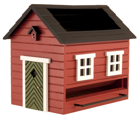 Multiholk Talomallinen ruokinta ja lintujen kylpypaikka, punainen WG352